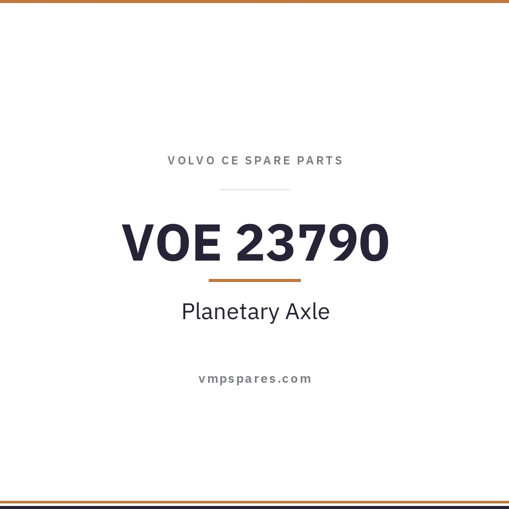 VOE 23790 – Planetary Axle