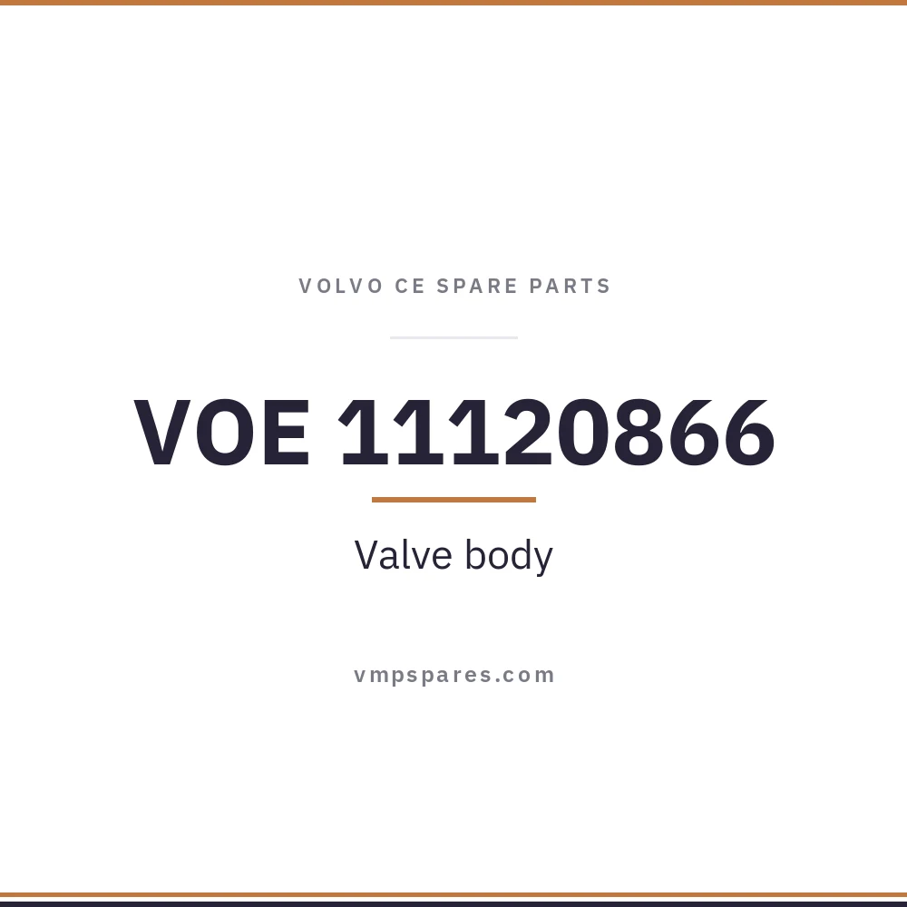 VOE 11120866 – Valve body