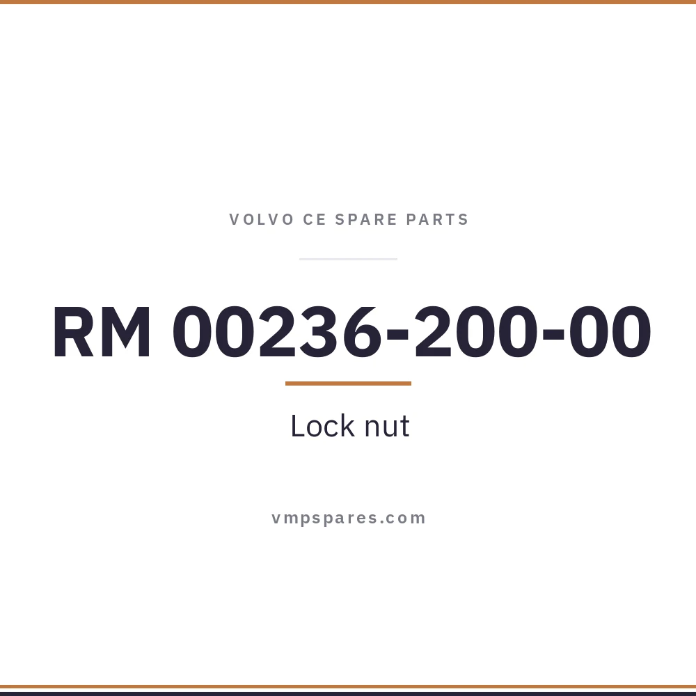 RM 00236-200-00 – Lock nut