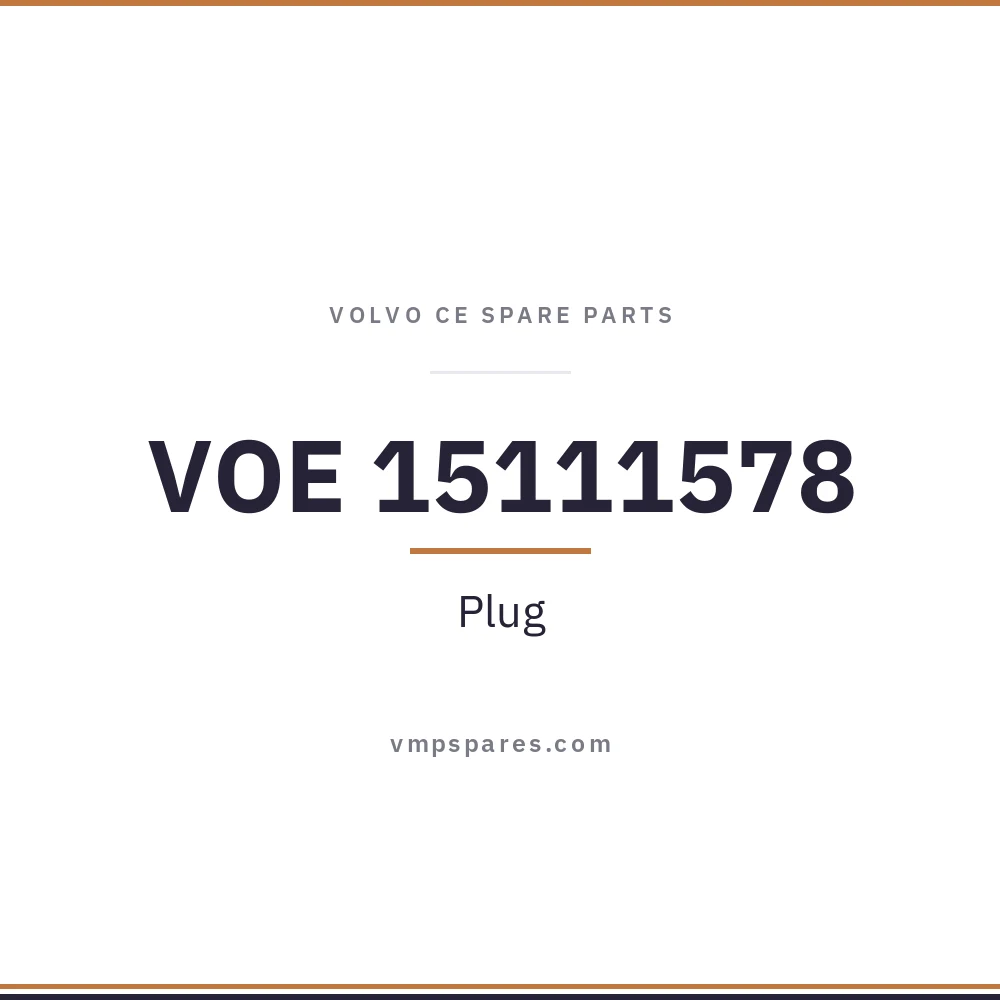 VOE 15111578 – Plug