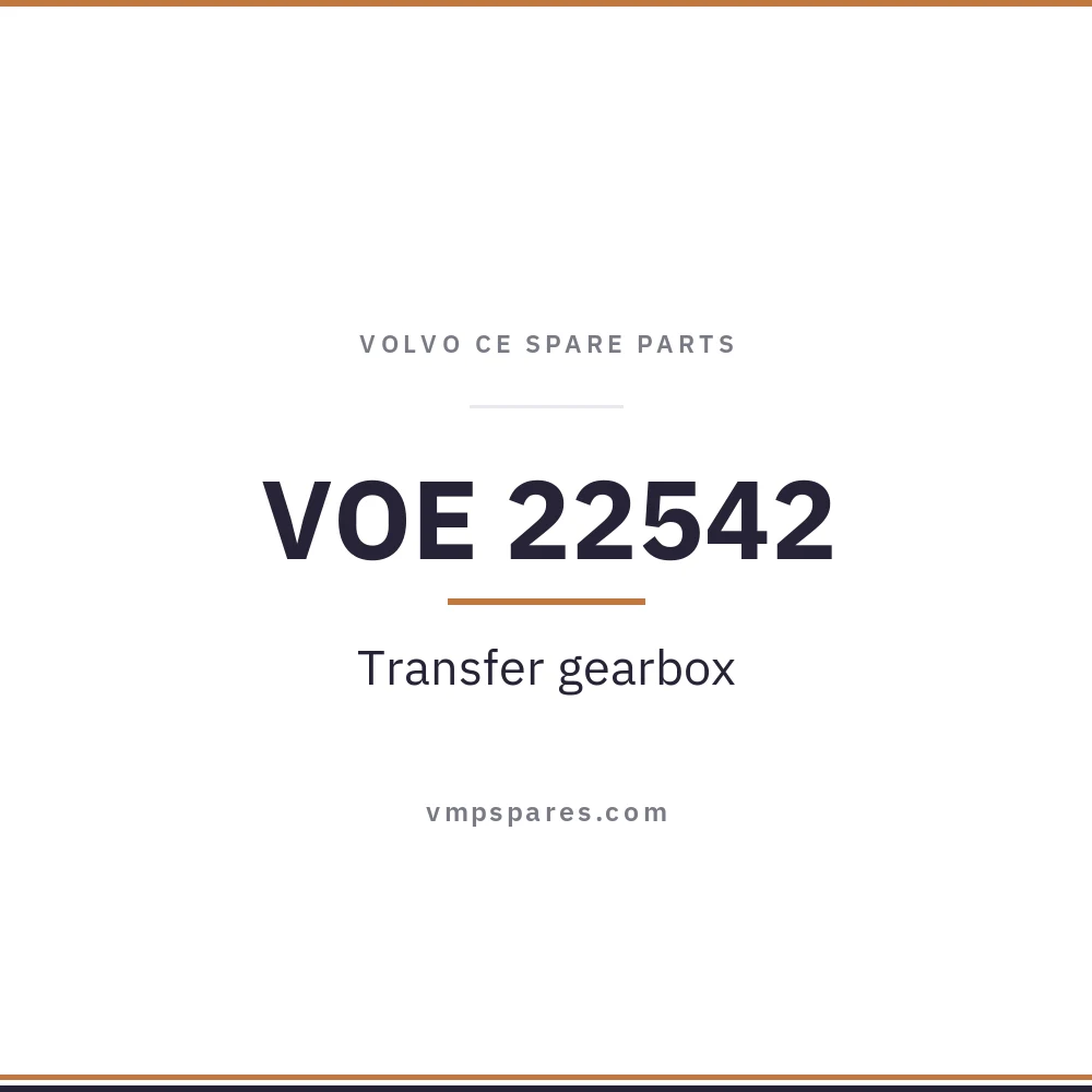VOE 22542 – Transfer gearbox