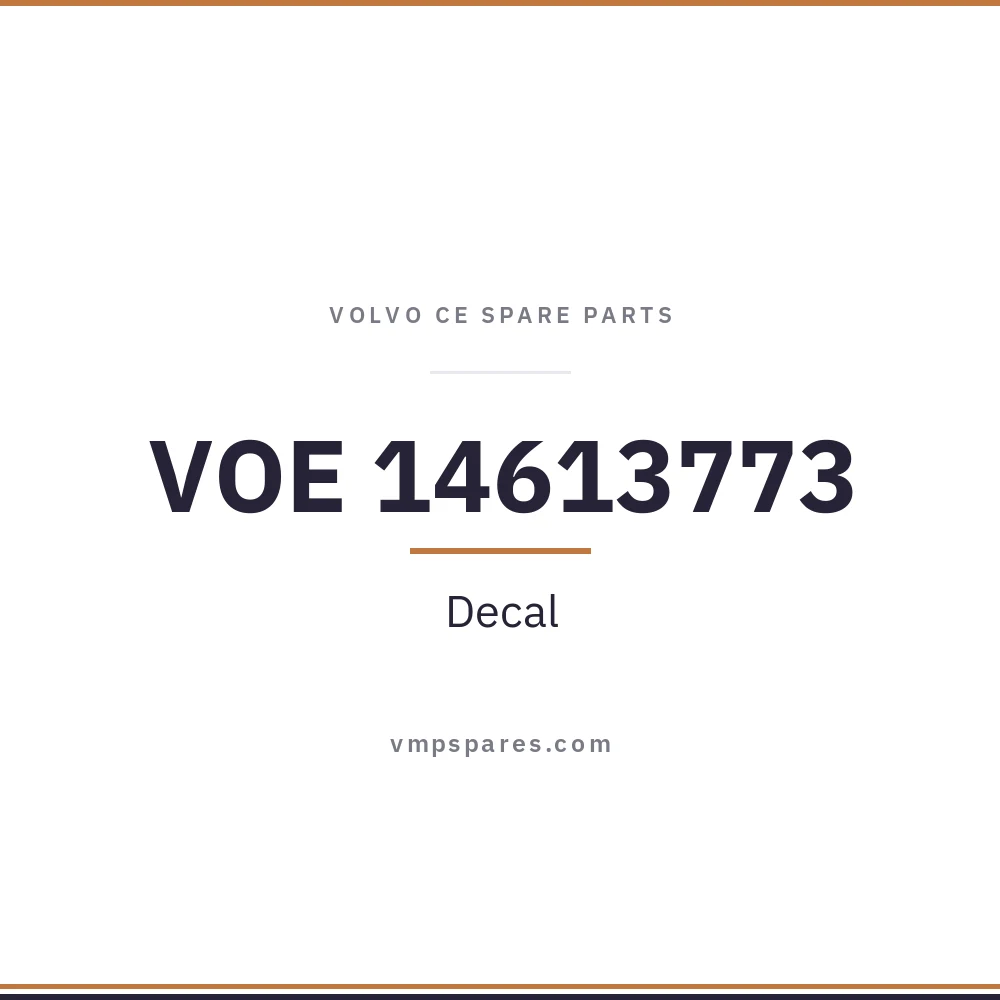 VOE 14613773 – Decal
