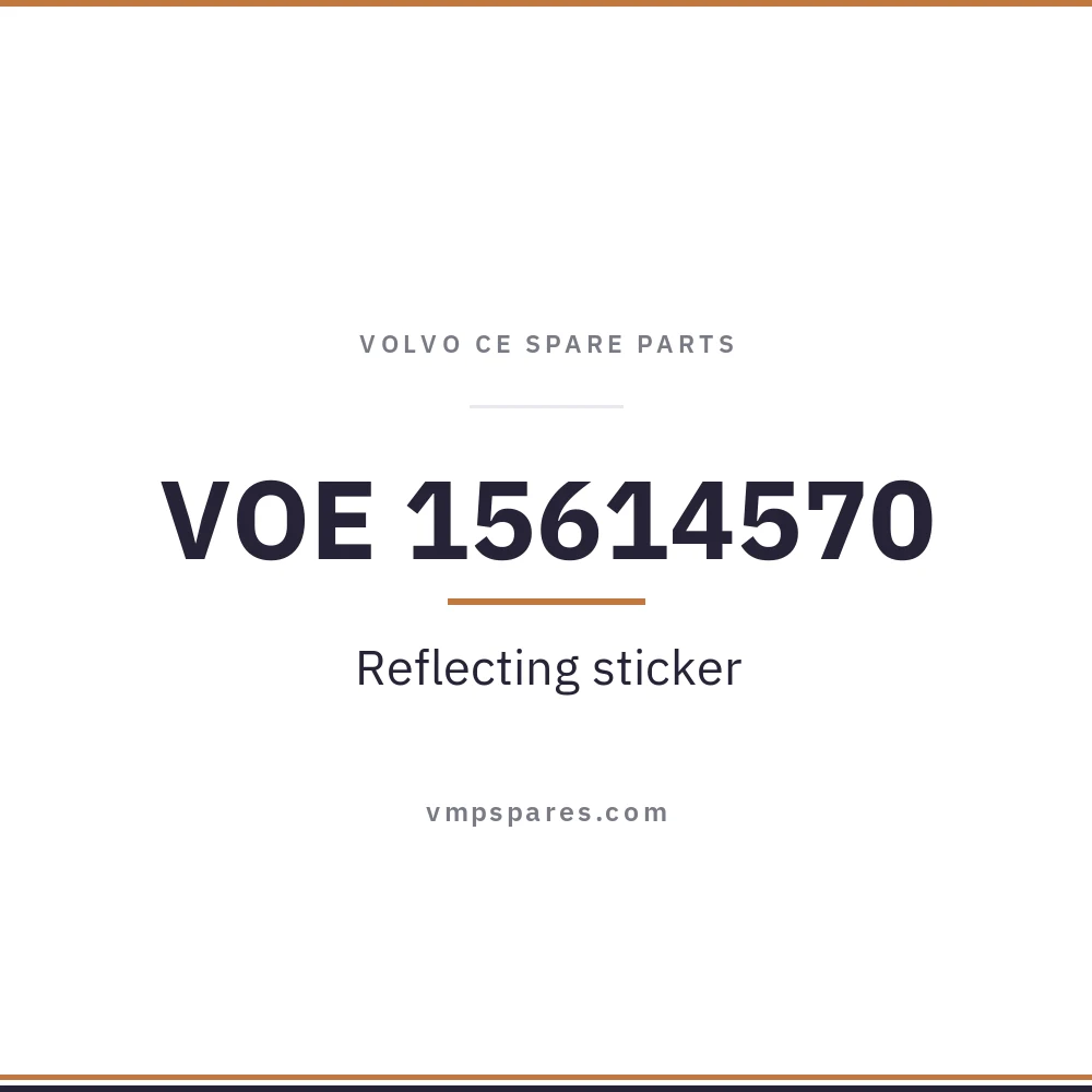 VOE 15614570 – Reflecting sticker