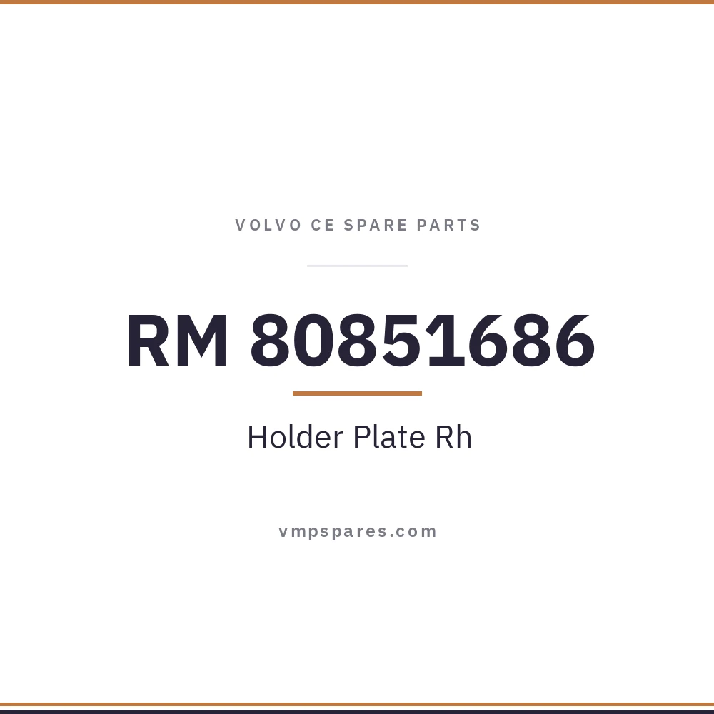 RM 80851686 – Holder Plate Rh