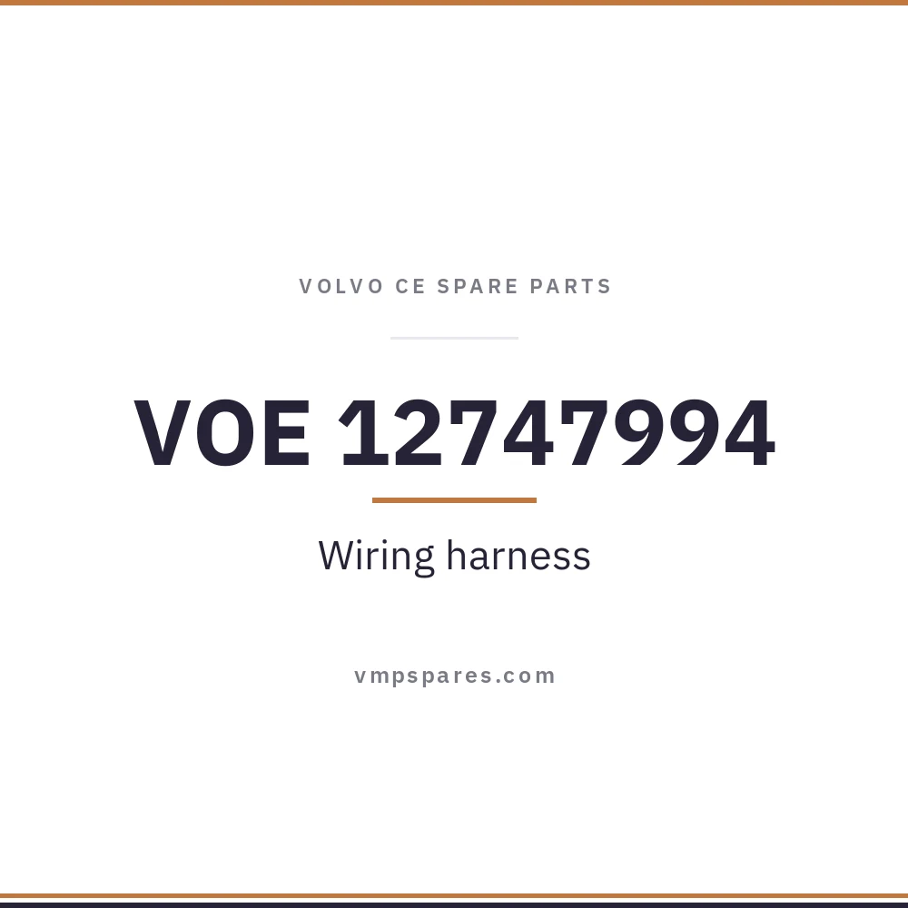 VOE 12747994 – Wiring harness