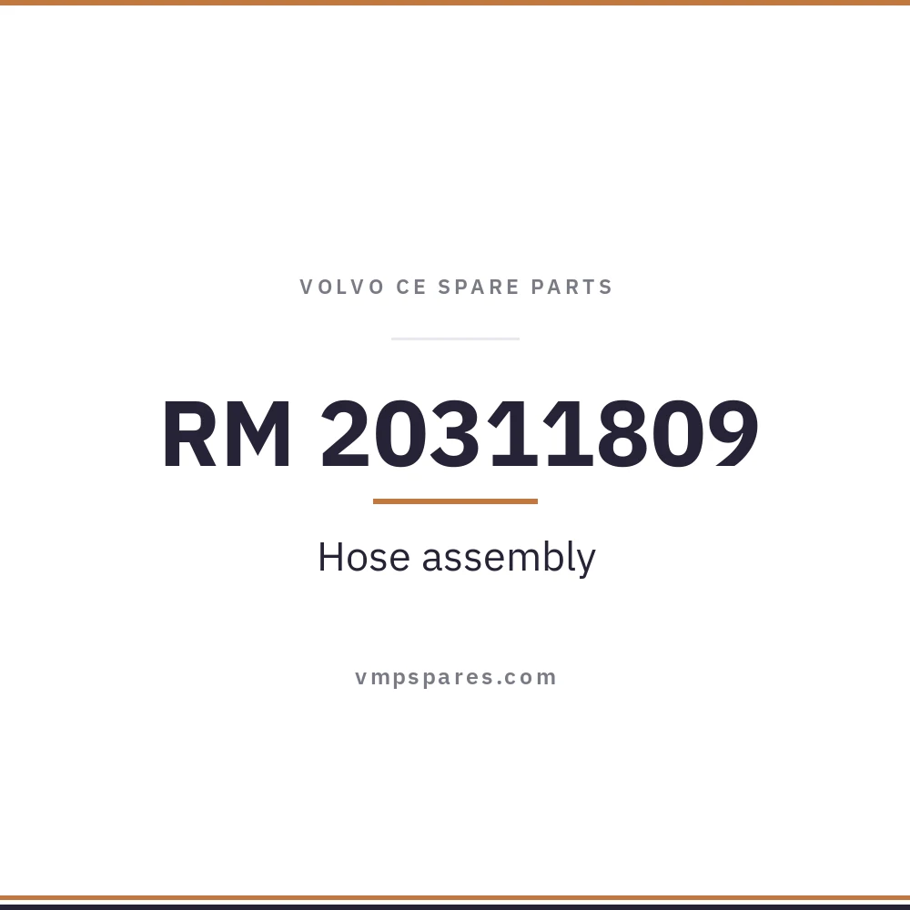 RM 20311809 – Hose assembly