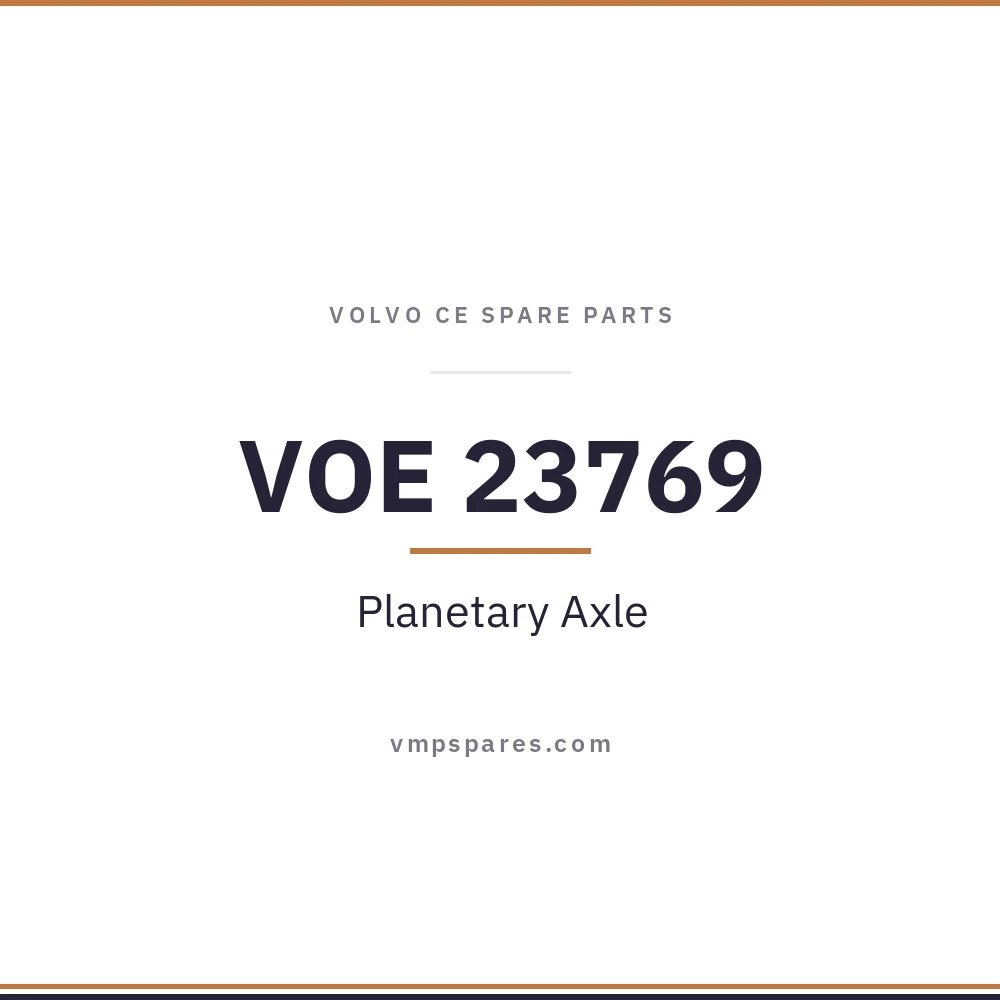 VOE 23769 – Planetary Axle