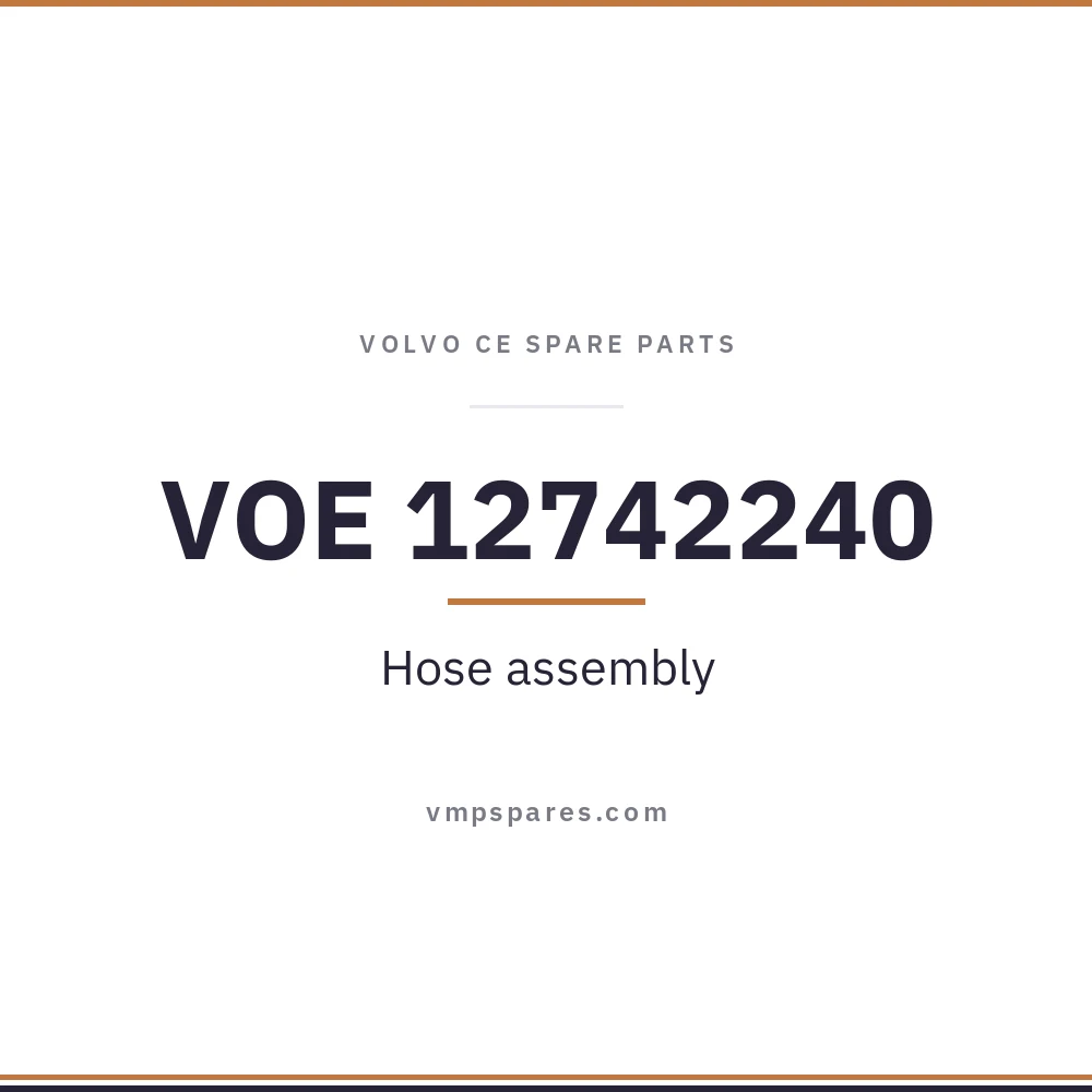 VOE 12742240 – Hose assembly
