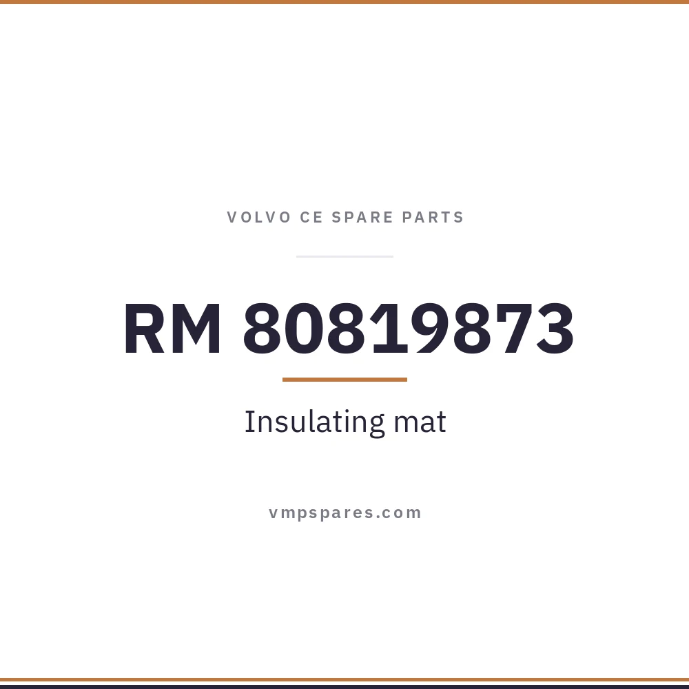 RM 80819873 – Insulating mat
