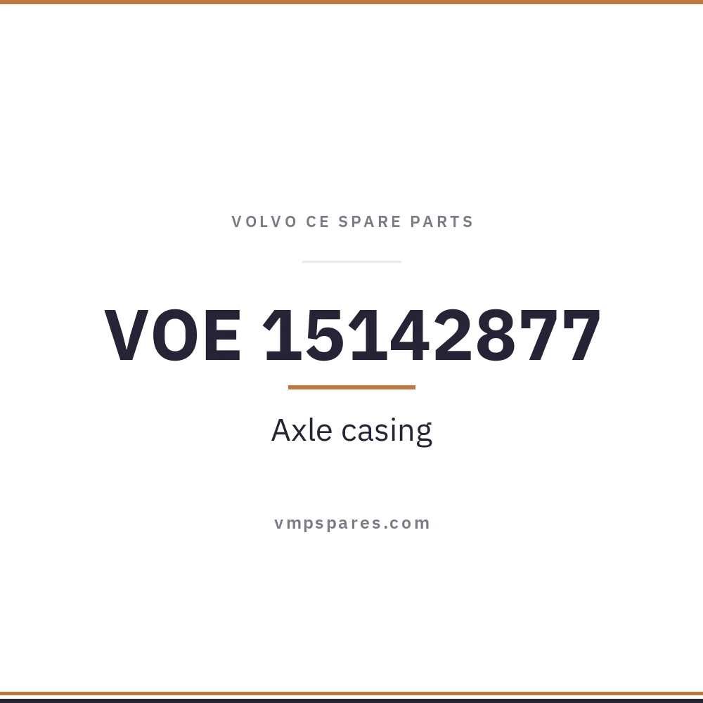 VOE 15142877 – Axle casing