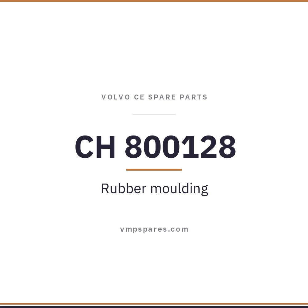 CH 800128 – Rubber moulding