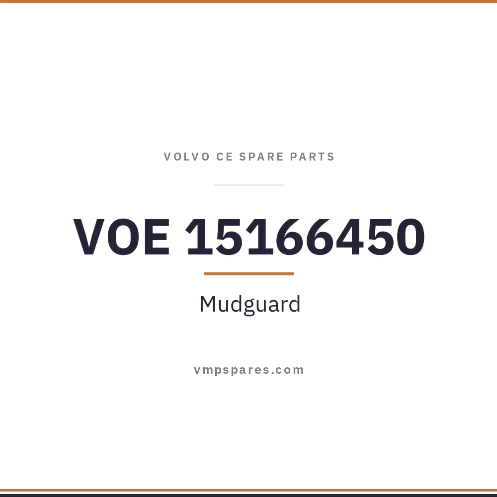 VOE 15166450 – Mudguard