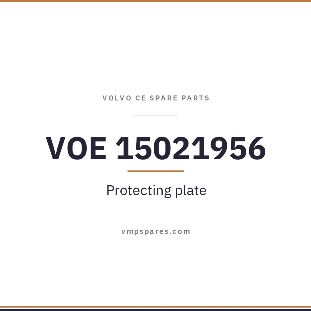 VOE 15021956 – Protecting plate