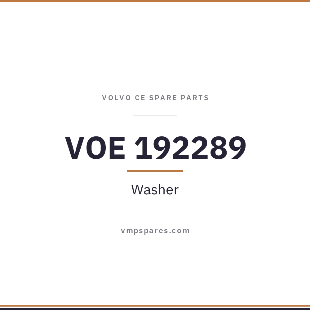 VOE 192289 – Washer