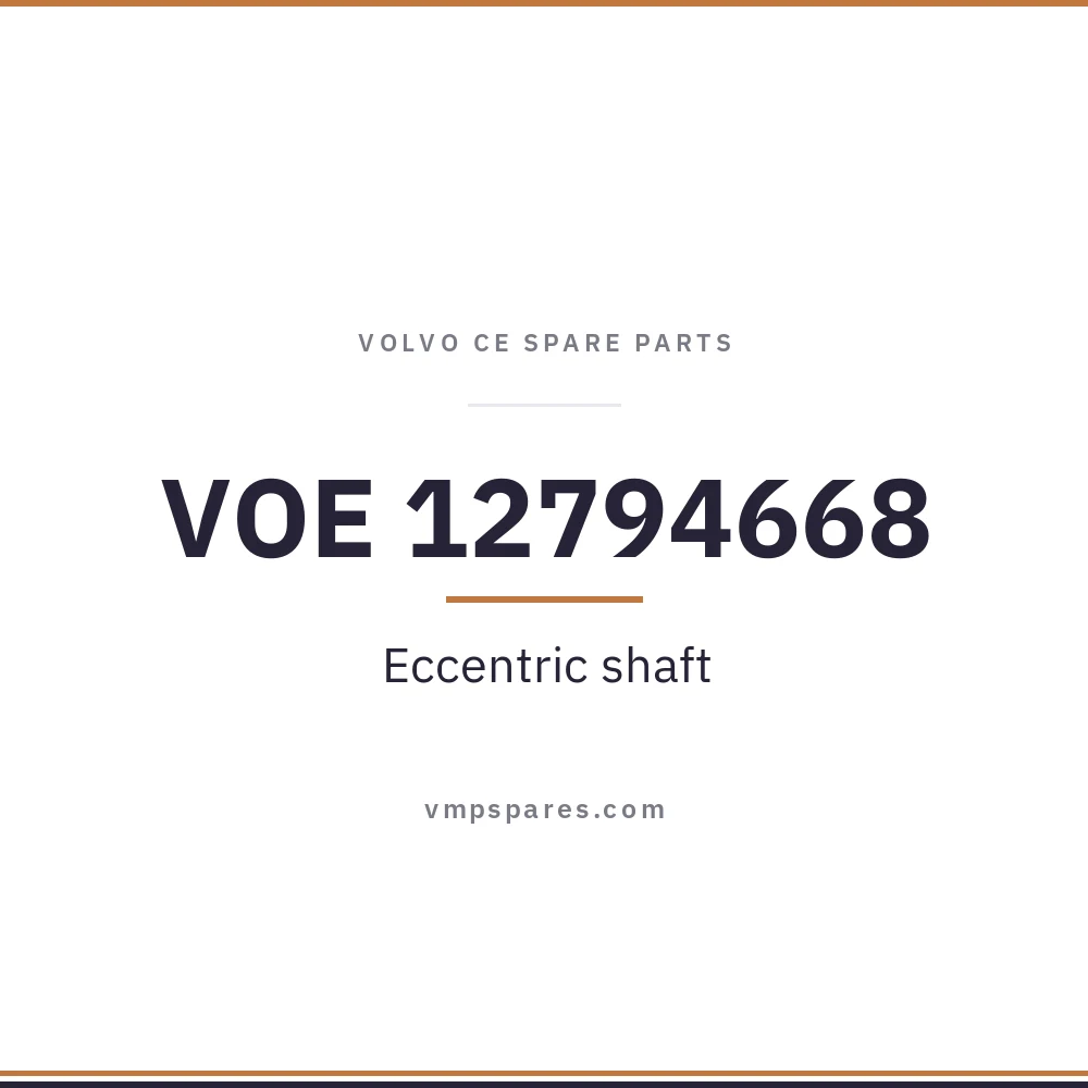 VOE 12794668 – Eccentric shaft