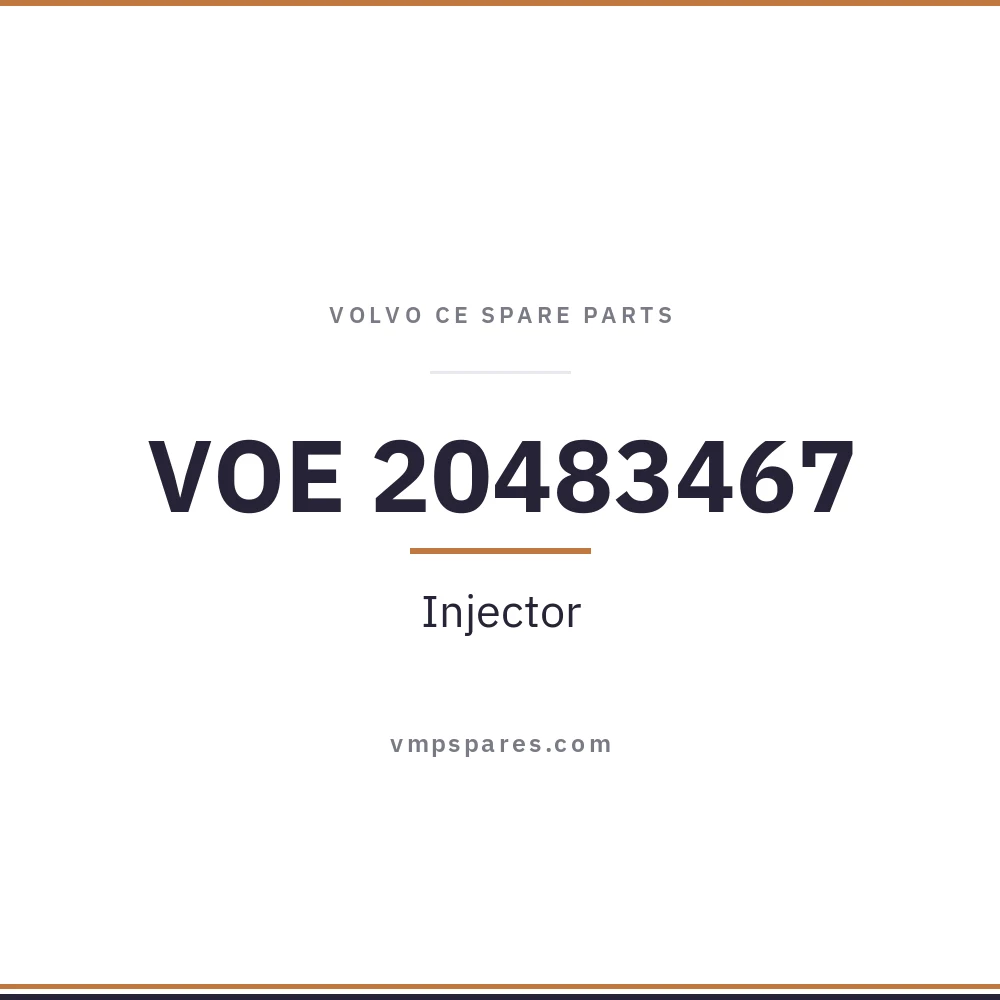 VOE 20483467 – Injector