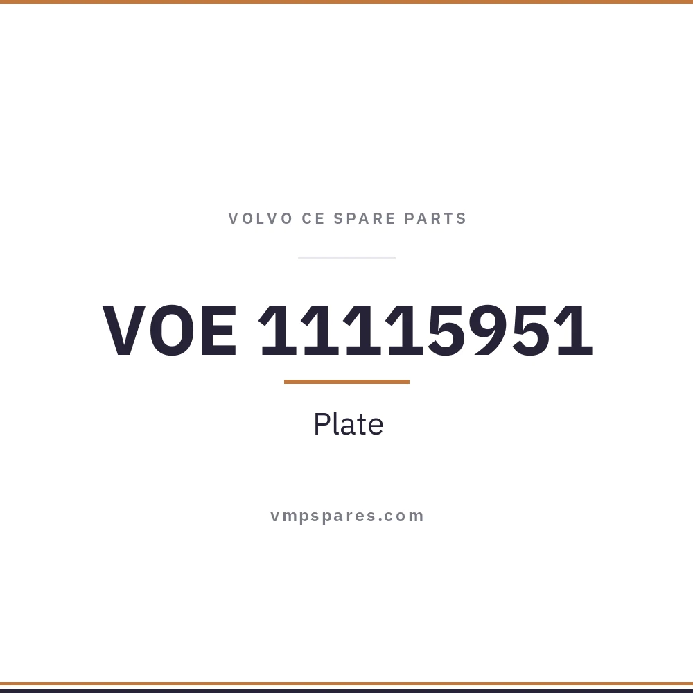 VOE 11115951 – Plate