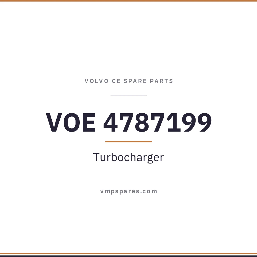 VOE 4787199 – Turbocharger