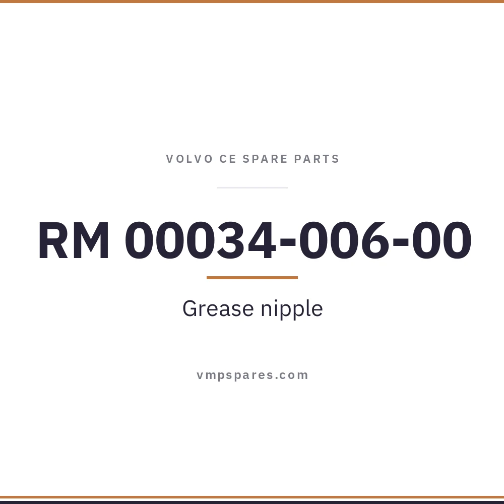 RM 00034-006-00 – Grease nipple