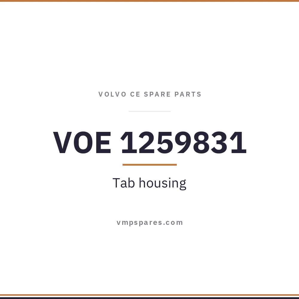 VOE 1259831 – Tab housing