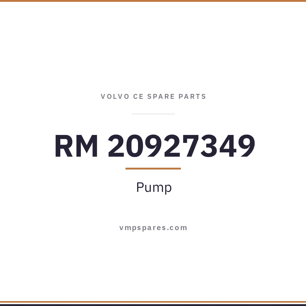 RM 20927349 – Pump