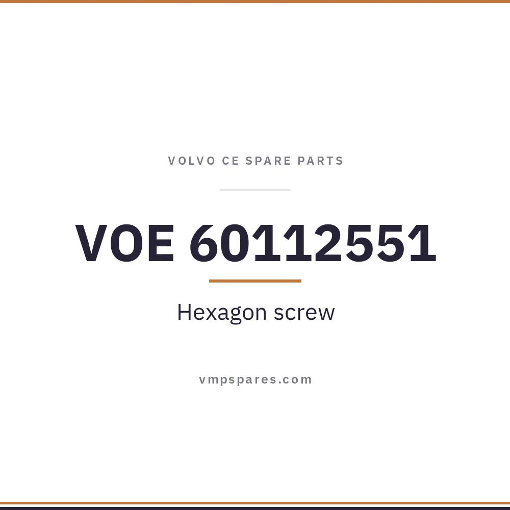 VOE 60112551 – Hexagon screw