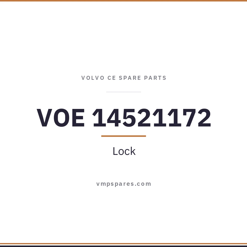 VOE 14521172 – Lock