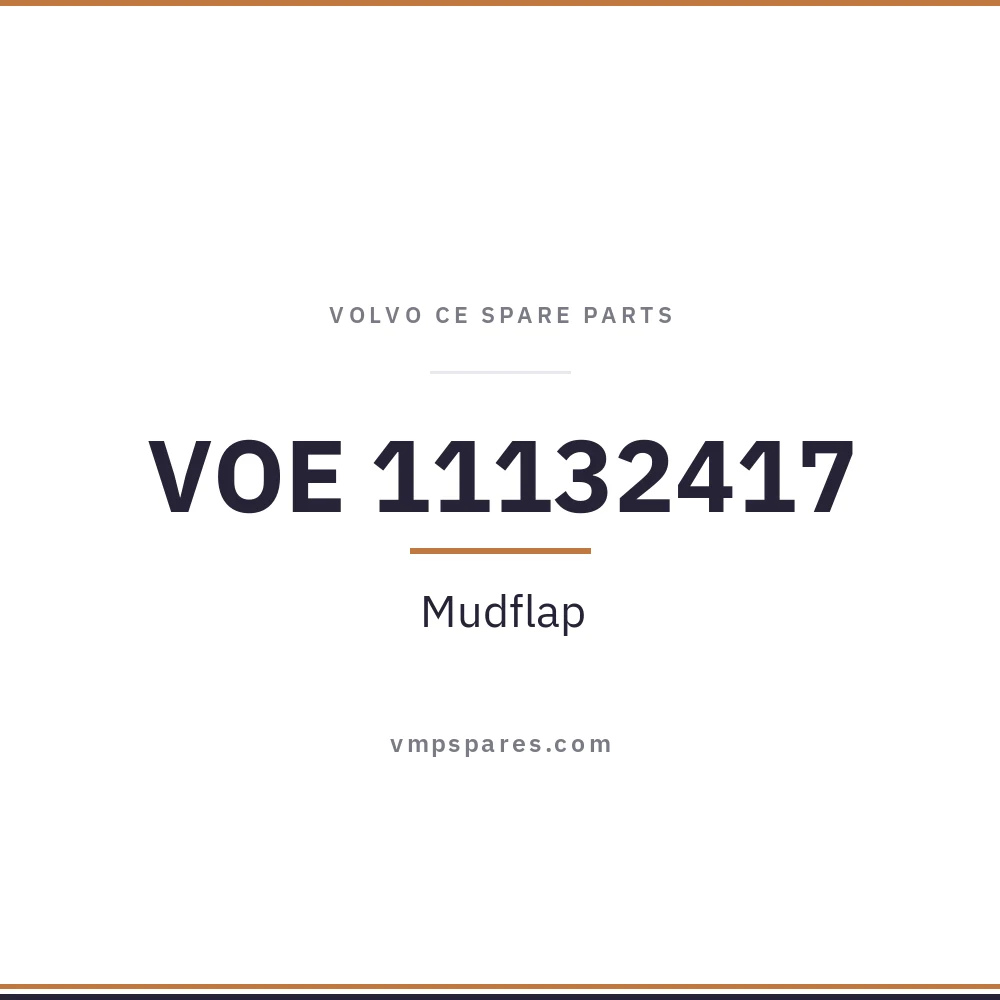 VOE 11132417 – Mudflap