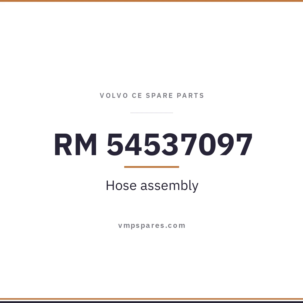 RM 54537097 – Hose assembly