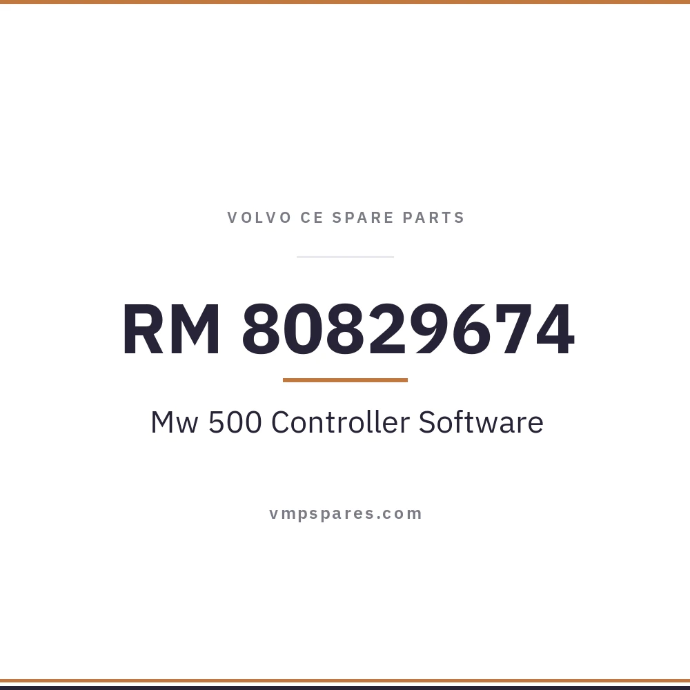 RM 80829674 – Mw 500 Controller Software