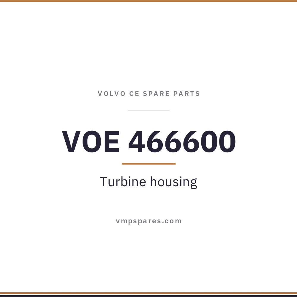 VOE 466600 – Turbine housing