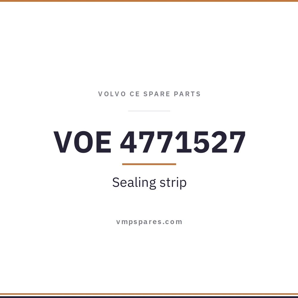VOE 4771527 – Sealing strip