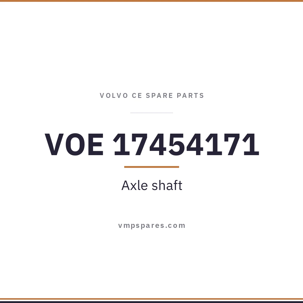 VOE 17454171 – Axle shaft