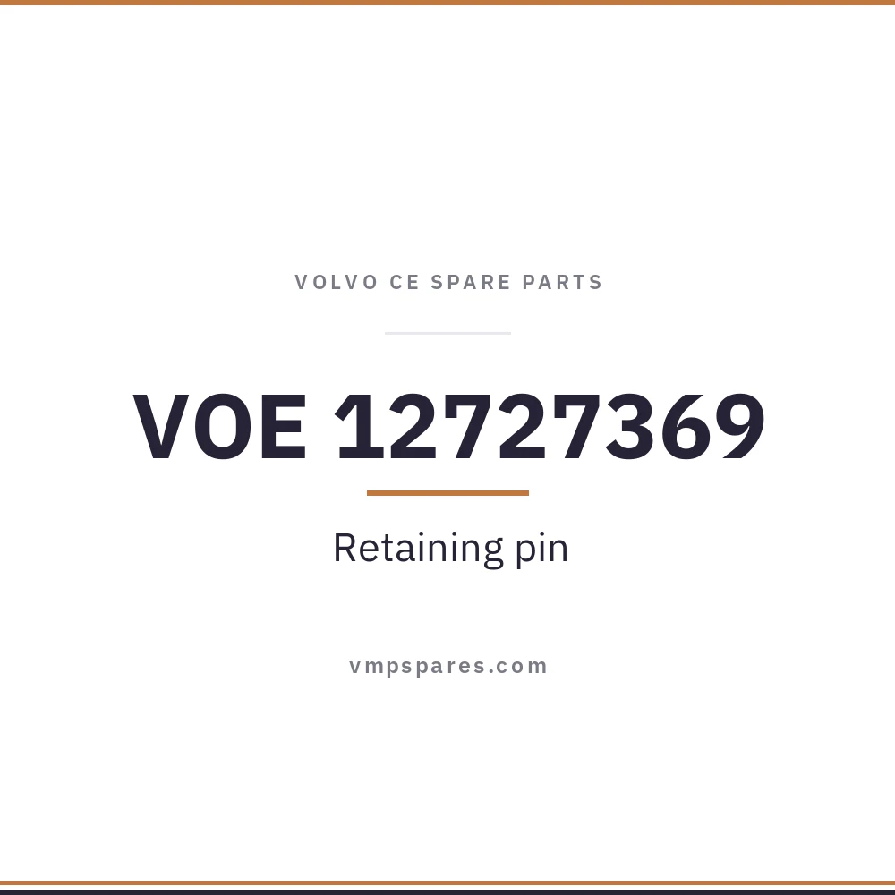 VOE 12727369 – Retaining pin