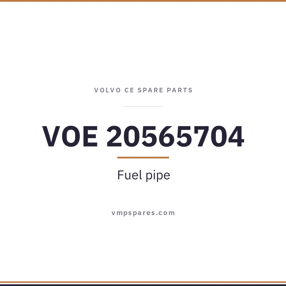 VOE 20565704 – Fuel pipe