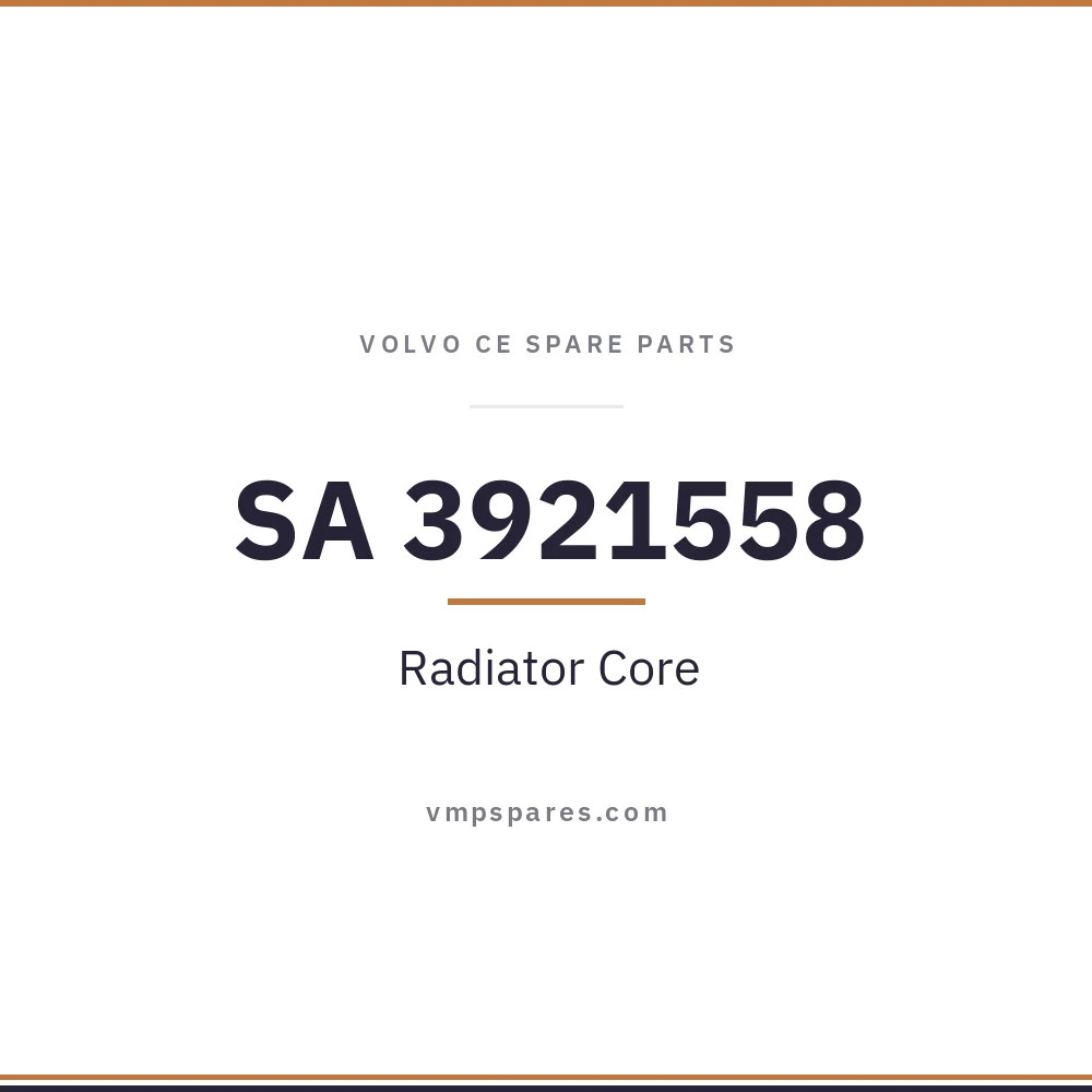 SA 3921558 – Radiator Core