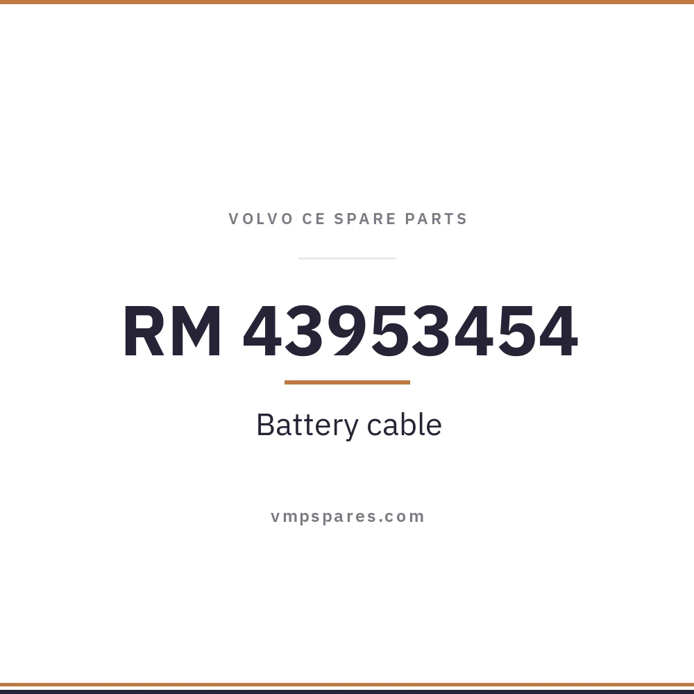 RM 43953454 – Battery cable