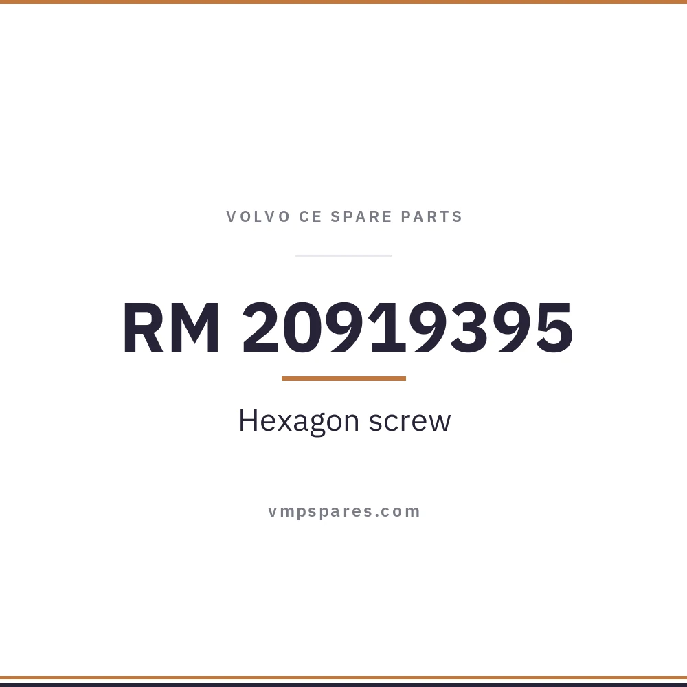RM 20919395 – Hexagon screw