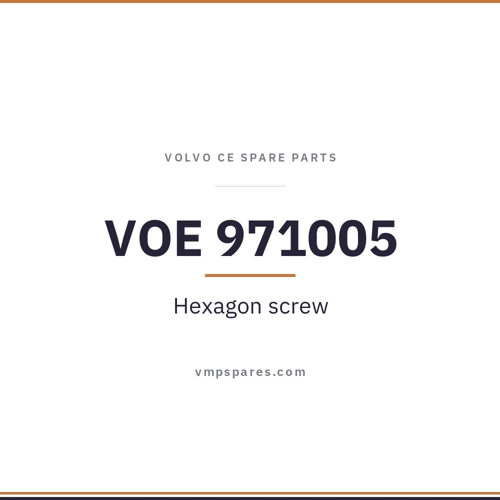 VOE 971005 – Hexagon screw