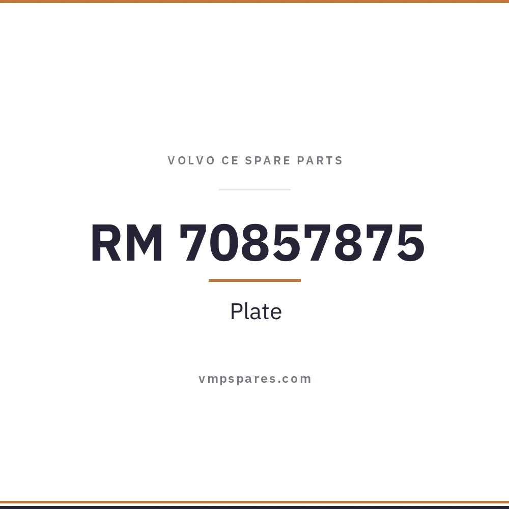 RM 70857875 – Plate