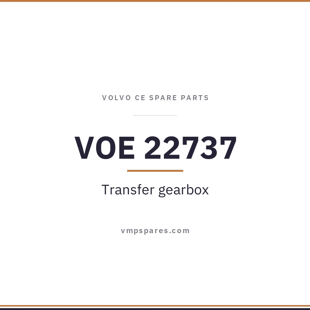 VOE 22737 – Transfer gearbox