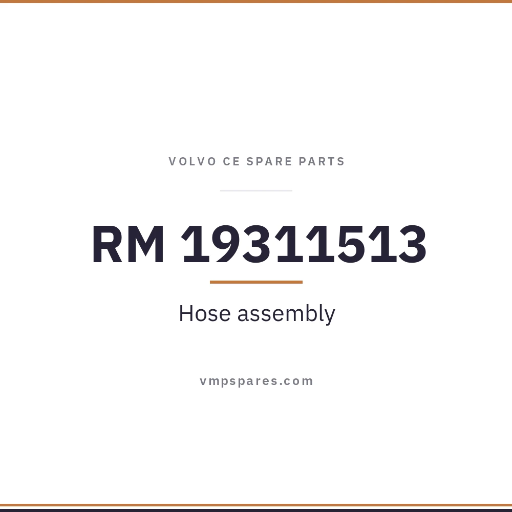 RM 19311513 – Hose assembly