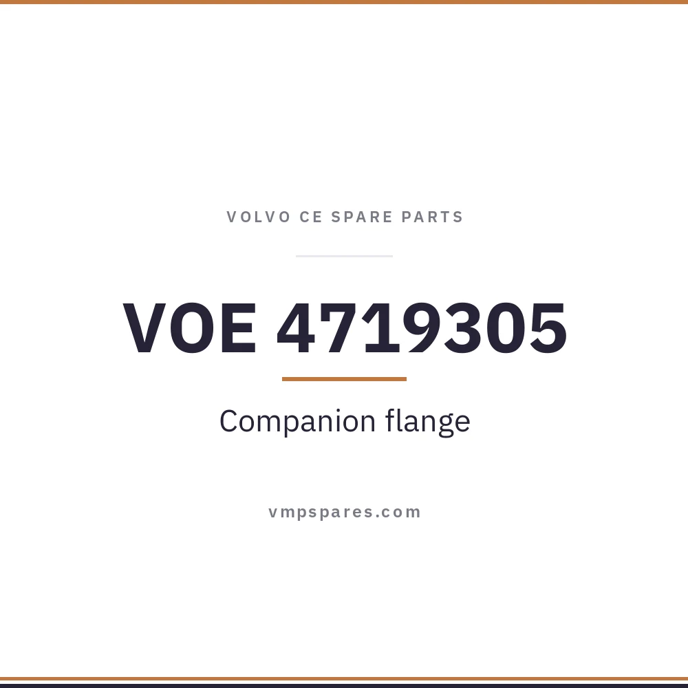 VOE 4719305 – Companion flange