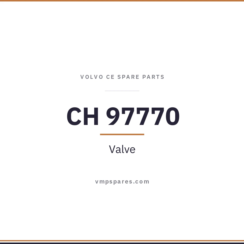 CH 97770 – Valve