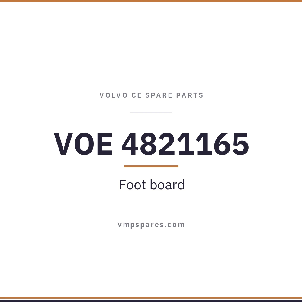 VOE 4821165 – Foot board