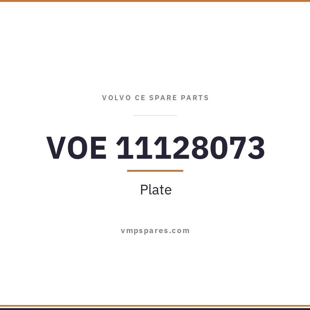 VOE 11128073 – Plate