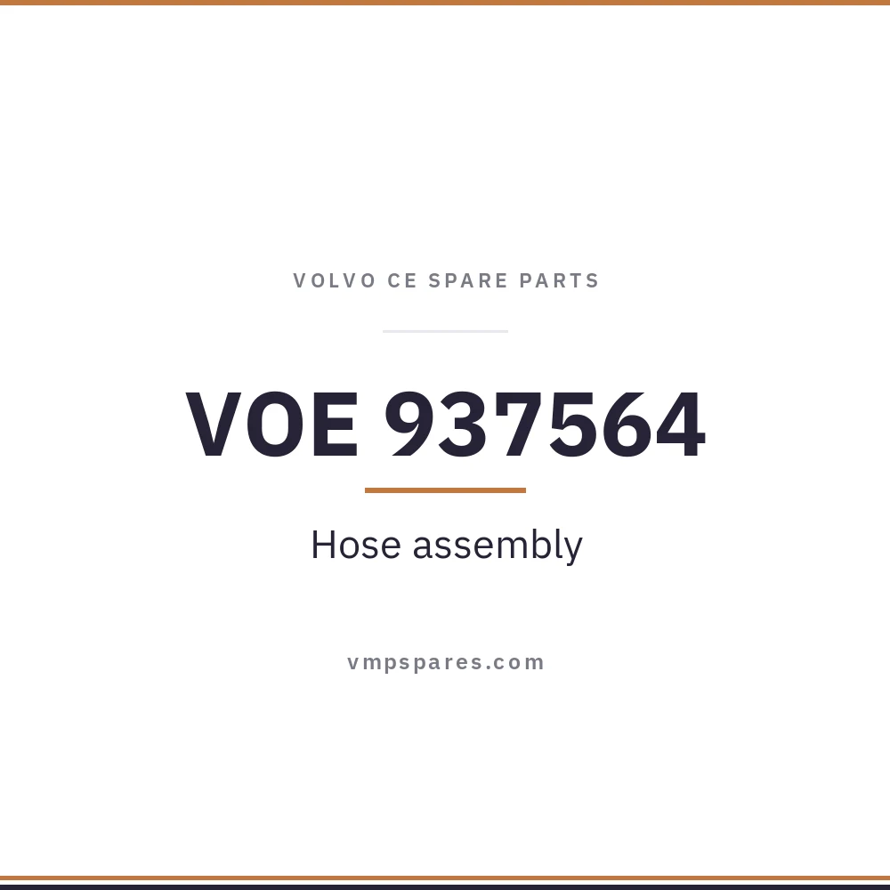 VOE 937564 – Hose assembly