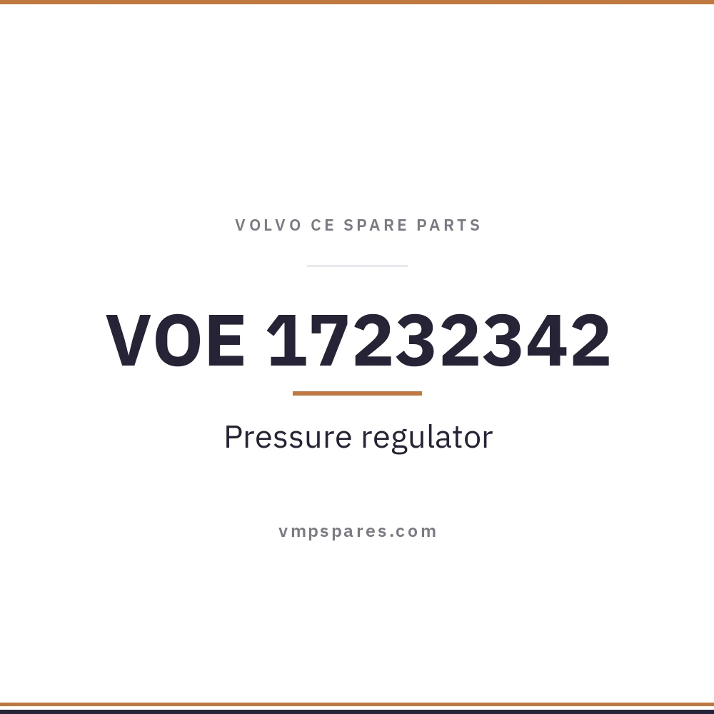 VOE 17232342 – Pressure regulator