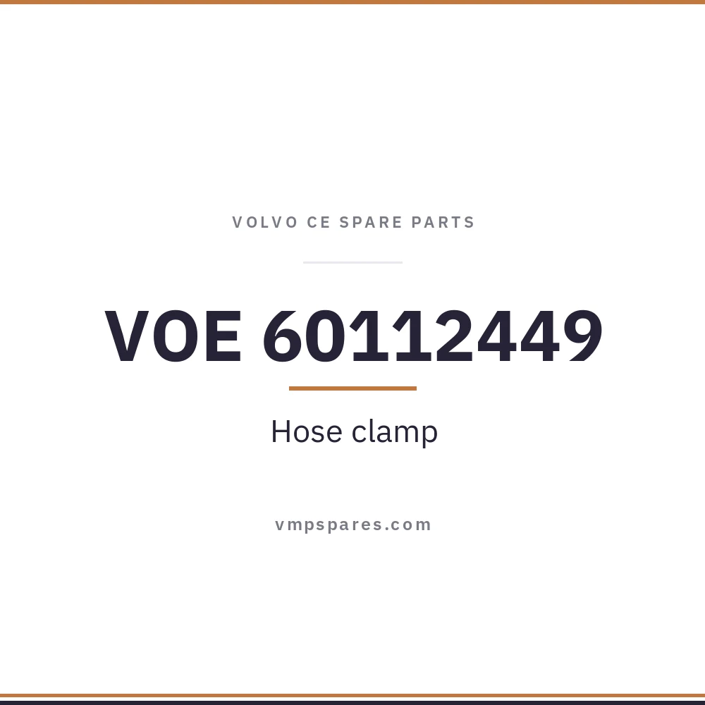 VOE 60112449 – Hose clamp
