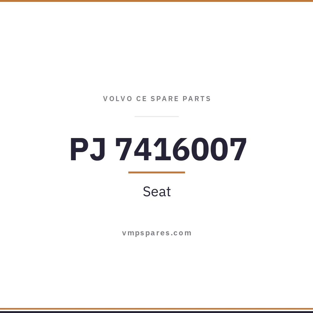 PJ 7416007 – Seat
